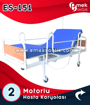 2 Motorlu Ekonomik Model Hasta Yatağı