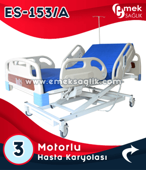 3 motorlu full ABS hasta karyolası