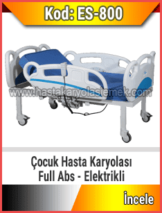 Çocuk hasta karyolası