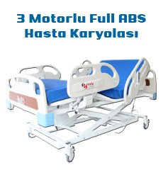 3 motorlu hasta yatağı