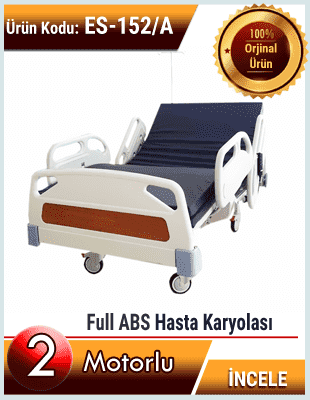 Full Abs 2 Motorlu Hasta Karyolası