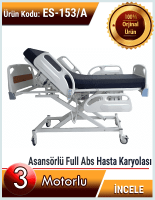 Full Abs 3 motorlu hasta karyolası