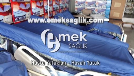 Havalı ve elektrikli hasta yatakları