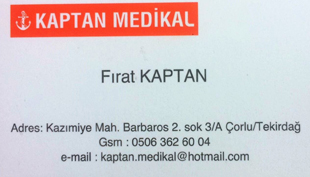  Kaptan Medikal